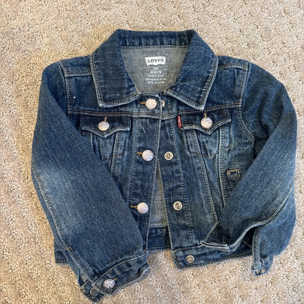 Levi's Kids Dark Blue Denim Miss Vanjie Jacket
